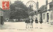 61 Orne / CPA FRANCE 61 "Le Haras du Pin, cour d'Abzac"