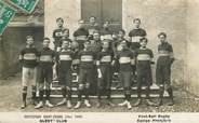 01 Ain CARTE PHOTO FRANCE 01 "Bourg en Bresse, Institution Saint Pierre, 1909, Albert'Club, Football et Rugby"