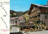 74 Haute Savoie / CPSM FRANCE 74 "La Cluzaz, hôtel des Aravis et son annexe"