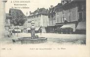 38 Isere / CPA FRANCE 38 "Pont de Beauvoisin, la place"