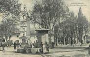 34 Herault / CPA FRANCE 34 "Ganges, place de l'hôtel de ville"