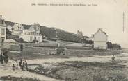 29 Finistere / CPA FRANCE 29 "Tréboul, l'entrée de la plage des sables blancs"