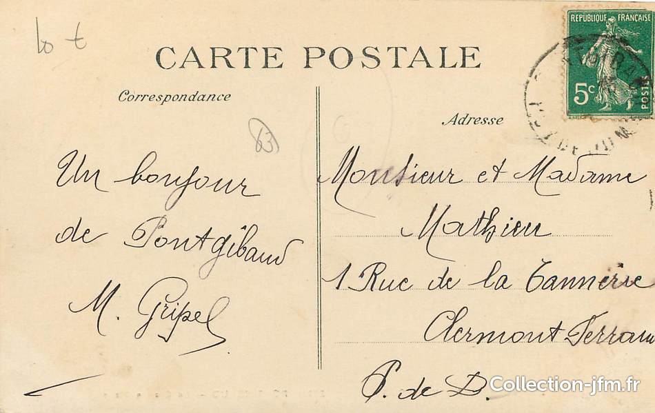 Cpa France 63 Pontgibaud La Grande Place 63 Puy De DÔme Autres Communes 63 Ref 933 