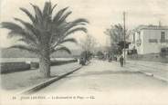 06 Alpe Maritime / CPA FRANCE 06 "Juan Les Pins, le bld de la plage"