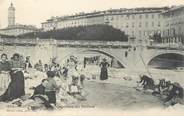 06 Alpe Maritime / CPA FRANCE 06 "Nice, les blanchisseuses du Paillon" / LAVEUSES