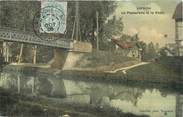 89 Yonne / CPA FRANCE 89 "Laroche Migennes, la passerelle et la poste"