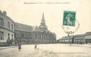 76 Seine Maritime CPA FRANCE 76 "Foucarmont, l'Eglise et la Place des Catelliers"