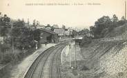 76 Seine Maritime CPA FRANCE 76 "Saint Victor l'Abbaye, la gare"