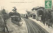 38 Isere CPA FRANCE 38 "Les Roches de Condrieu, la gare" / TRAIN