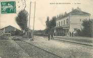 38 Isere CPA FRANCE 38 "Pont de Beauvoisin, la gare" / TRAIN