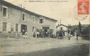 38 Isere CPA FRANCE 38 "Cour et Buis, la Poste et la route de Vienne"