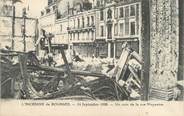 18 Cher / CPA FRANCE 18 "L'incendie de Bourges, un coin de la rue Moyenne"