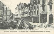 18 Cher / CPA FRANCE 18 "L'incendie de Bourges, les immeubles incendiés, rue Moyenne"