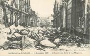 18 Cher / CPA FRANCE 18 "L'incendie de Bourges, l'éboulement dans la rue Moyenne"