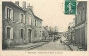18 Cher / CPA FRANCE 18 "Sancoins, gendarmerie et route de Bourges"