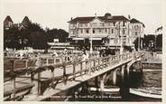 33 Gironde / CPA FRANCE 33 "Le Moulleau, bassin d'Arcachon, le grand hôtel et la jetée promenade"