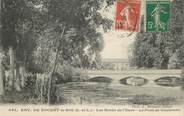 28 Eure Et Loir CPA FRANCE 28 "Env. de Nogent le Roi, les bords de l'Eure, le pont de Coulombs"