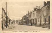 80 Somme / CPA FRANCE 80 "Longpré Les Corps Saints, rue d'Airaines"