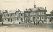 80 Somme / CPA FRANCE 80 "Lignières Chatelain, place de la mairie"