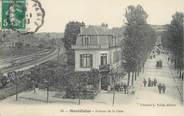 80 Somme / CPA FRANCE 80 "Montdidier, av de la gare"
