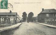 80 Somme / CPA FRANCE 80 "Picquigny, pont du canal et av de la Chaussée"