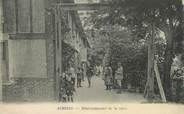 78 Yveline / CPA FRANCE 78 "Achères, hôtel restaurant de la gare"