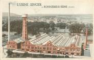 78 Yveline / CPA FRANCE 78 "Bonnières sur Seine, l'usine Singer"