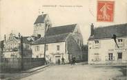 78 Yveline / CPA FRANCE 78 "Bazainville, place Saint Louis et l'église"