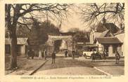 78 Yveline / CPA FRANCE 78 "Grignon, école nationale d'agriculture, l'entrée de l'école"