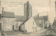 78 Yveline / CPA FRANCE 78 "Saint Martin de Brethencourt, l'église et la mairie"