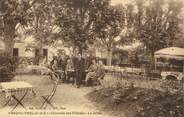 78 Yveline / CPA FRANCE 78 "L'Hautil Triel, closerie des tilleuls, le jardin"