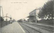 38 Isere CPA FRANCE 38 "Salaise, la gare" / TRAIN