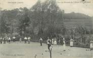 38 Isere CPA FRANCE 38 "Roybon, jeu de boules à l'Hotel Frandon"