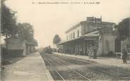 38 Isere CPA FRANCE 38 "Saint Marcellin, la gare" / TRAIN