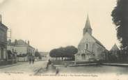 78 Yveline CPA FRANCE 78 "Le Mesnil Saint Denis, rue Ernest Picard et l'Eglise"