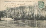 78 Yveline CPA FRANCE 78   "Porcheville, le renflouement d'un bateau sombré en février 1907 dans la Seine"