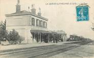 78 Yveline CPA FRANCE 78   "La Queue les  Yvelines, la gare"