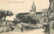 78 Yveline CPA FRANCE   78  "Triel sur seine, la rue Galaud et l'Eglise"