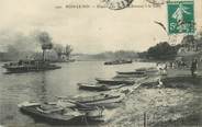 77 Seine Et Marne CPA FRANCE 77  "Bois le Roi, départ d'un train de bateaux à la Cave"