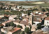 71 SaÔne Et Loire / CPSM FRANCE 71 "Uchizy, vue aérienne sur l'église"