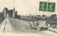 49 Maine Et Loire CPA FRANCE 49 "Les Rosiers, les ponts suspendus sur la Loire" / AUTOMOBILE