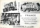 72 Sarthe / CPSM FRANCE 72 " La Chartre sur Le Loir, hôtel de France"