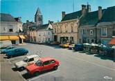 72 Sarthe / CPSM FRANCE 72 "Le Lude, la place et l'église"