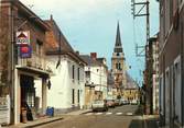 72 Sarthe / CPSM FRANCE 72 "Précigne, rue de l'Abbé Chevalier et l'église"