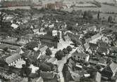 72 Sarthe / CPSM FRANCE 72 "Souligné, vue aérienne, l'église et la place"