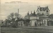 61 Orne / CPA FRANCE 61 "Condé sur Huisne, vue générale de la gare"