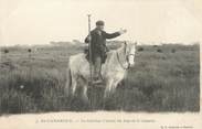 13 Bouch Du Rhone / CPA FRANCE 13 "En Camargue, le gardian Cabern du Mas de l'Amarée"