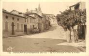 31 Haute Garonne / CPA FRANCE 31 "Castelnau d'Estretefonds, la place principale et route de Fronton"