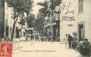 83 Var CPA FRANCE  83 "Puget ville, Hotel et Café Rougier"