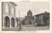 31 Haute Garonne / CPA FRANCE 31 "Mauzac, l'église et la Halle"